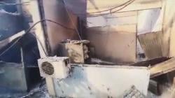 Kebakaran Hebat di Kompleks Perkantoran Bupati Jayapura, Api Berasal dari Gedung Kearsipan<