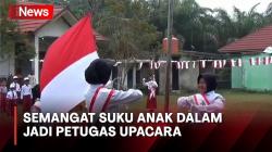 Mengharukan! Suku Anak Dalam di Jambi Senang jadi Petugas Upacara Bendera