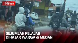 Bawa Sajam Sambil Konvoi, Sejumlah Pelajar Dihajar Warga di Medan