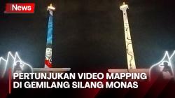 Masyarakat Ibukota Antusias Saksikan Video Mapping di Gemilang Silang Monas