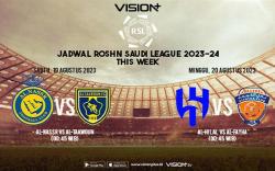 Intip Jadwal Roshn Saudi League 19 dan 20 Agustus 2023, Nonton Live di Vision+