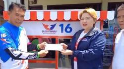 DPW Partai Perindo Sulut Bagikan Gerobak dan Modal Usaha untuk Pelaku UMKM di Bolmong