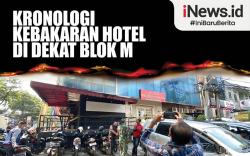 Infografis Kronologi Kebakaran Hotel di Dekat Blok M