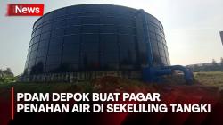 Bangun Tangki Air Raksasa di Permukiman Padat Penduduk, PDAM Depok Janji Buat Pagar Penahan Air