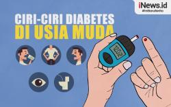 Infografis Ciri-Ciri Diabetes di Usia Muda