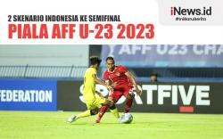 Infografis Dua Skenario Indonesia ke Semifinal Piala AFF U-23 2023