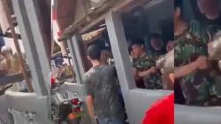 Viral Pria Baju Loreng Mengamuk ke Warga di Palembang Sambil Bawa Parang<