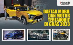 Infografis Daftar Mobil dan Motor Terfavorit di GIIAS 2023