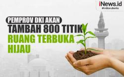 Infografis Pemprov DKI Bakal Tambah 800 Titik Ruang Terbuka Hijau