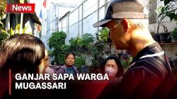 Ganjar Sapa Warga Mugassari Semarang sebelum Ngantor