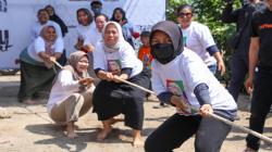Meriah, Buruh dari 10 Perusahaan Lomba 17-an dan Sosialisasikan Ganjar Pranowo di Cirebon<