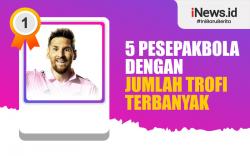 Infografis 5 Pesepakbola dengan Jumlah Trofi Terbanyak