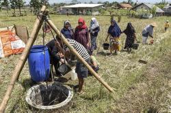 Puluhan Keluarga di Ciamis Kekurangan Air Bersih sejak Sebulan