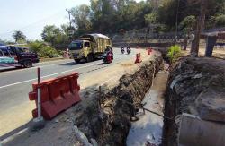 Ada Perbaikan, Jalan Jogja-Wonosari Diterapkan Sistem Buka-Tutup<