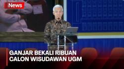 Bekali Ribuan Calon Wisudawan UGM, Ini Pesan Ganjar Pranowo
