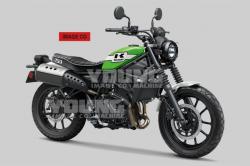 Saingi Honda CL250, Kawasaki Siapkan TR Series Model Scrambler dari Eliminator