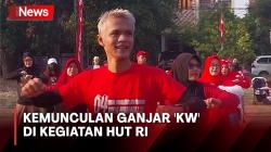 Kemunculan Ganjar 'KW' di Kegiatan HUT Ke-78 RI, Bikin Warga Antusias