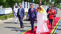 Jokowi Bertemu Presiden Tanzania dalam Kunjungan Hari Ketiga di Afrika