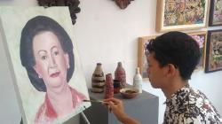 Keren, Lukisan Pelajar Bantul Bergambar GKR Hemas Terjual Jutaan Rupiah<