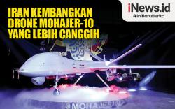 Infografis Iran Kembangkan Drone Mohajer-10 yang Lebih Canggih