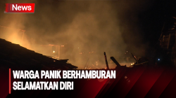 8 Rumah dan 4 Bedeng di Permukiman Padat Kota Baturaja OKU Terbakar Hebat