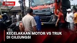 Tabrakan Motor Vs Truk di Cileungsi, Pemotor Kritis