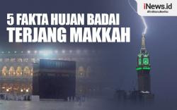 Infografis 5 Fakta Hujan Badai Terjang Makkah
