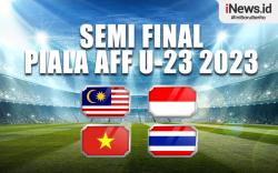 Infografis Jadwal Lengkap Semifinal Piala AFF U-23 2023