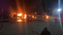 12 Mobil Terbakar di Parkiran Belakang DPR Papua, Sumber Api Masih Diselidiki