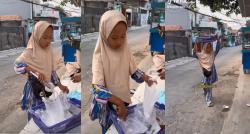 Viral Kisah Anak SD Jualan Kue Gemblong Keliling, Alasannya Bikin Haru!
