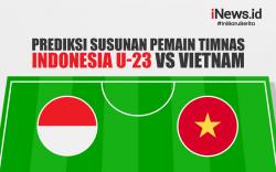 Infografis Prediksi Susunan Pemain Timnas Indonesia U-23 vs Vietnam