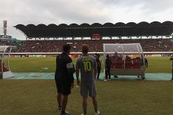 Momen Ze Valente Hormati Anthem Super Elja Usai Laga PSS Sleman Lawan Persebaya Surabaya