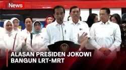Alasan Presiden Jokowi Bangun LRT-MRT: Jakarta Selalu Masuk 10 Kota Termacet Dunia