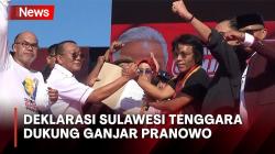 Ajak Dukung Ganjar Pranowo sebagai Capres, Adian Napitupulu Disambut Antusias Warga Kendari<