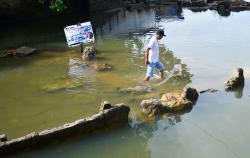 Kisah Legenda Anak Durhaka, Batu Malin Kundang Kini Terendam Banjir