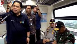 Erick Thohir Jamin Keamanan LRT Jabodebek meski Tanpa Masinis