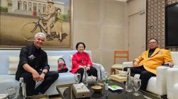 Momen Ganjar dan Megawati Makan Mi Ayam bersama Ketum Hanura Oesman Sapta Odang