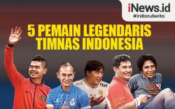 Infografis 5 Pemain Legendaris Timnas Indonesia Sepanjang Masa