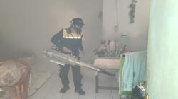 Kurangi Penyebaran DBD, Partai Perindo Fogging Lingkungan Cibeunying Kidul Bandung<
