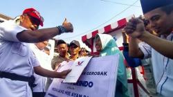 Partai Perindo Demak Bagikan Gerobak Gratis, Komitmen Sejahterakan Pelaku UMKM