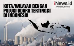 Infografis Depok jadi Kota/Wilayah dengan Polusi Udara Tertinggi di indonesia 