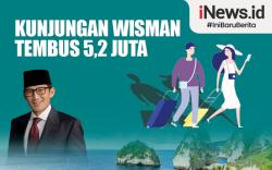 Infografis Kunjungan Wisman Tembus 5,2 Juta