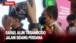 Rafael Alun Tiba di Ruang Sidang PN Jakpus, Tetap Kenakan Masker