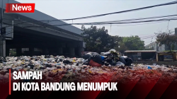 TPA Sarimukti Terbakar, Sampah di Kota Bandung Menumpuk <