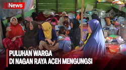 Diterjang Banjir Bandang, Puluhan Warga di Nagan Raya Aceh Mengungsi 