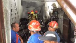 Kebakaran Hebat Bengkel di Medan, Ibu Muda Tewas Terjebak Api Dalam Kamar