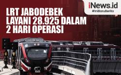 Infografis LRT Jabodebek Layani 28.925 dalam 2 hari operasi