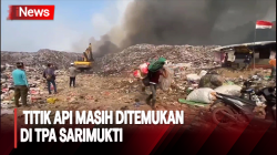Kebakaran TPA Sarimukti, Api Masih Menyala di Hari ke-12 <