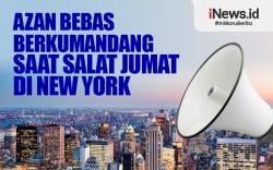 Infografis Azan Bebas Berkumandang saat Salat Jumat di New York 
