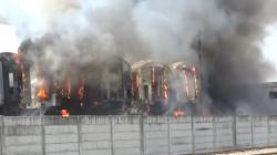 Kronologi 9 Gerbong Kereta Api Terbakar di Purwakarta, Api Berasal dari Percikan Las<